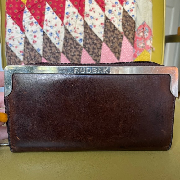 Rudsak Leather Wallet in Walnut Brown - Picture 2 of 10